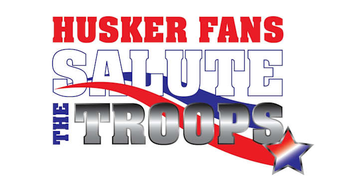 Husker Fans Salute the Troops